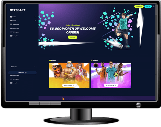 BetBeast Casino Website