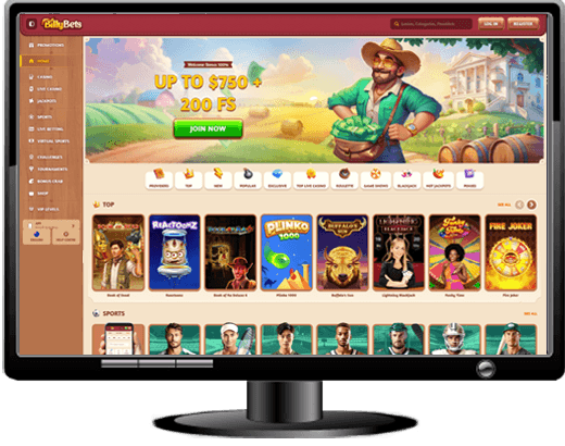 BillyBets Casino Website