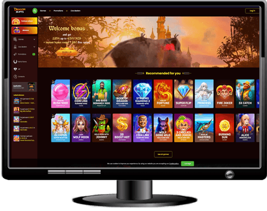 DragonSlots Casino Website