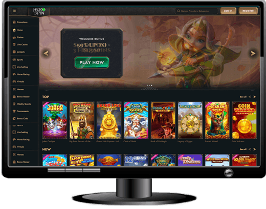 HeroSpin Casino Website