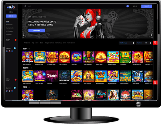 Mirax Casino Website