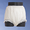 Lace Trim Full Cut Plastic Pants