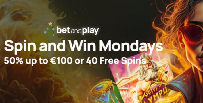 Get 40 Free Spins Every Monday at BetAndPlay Casino