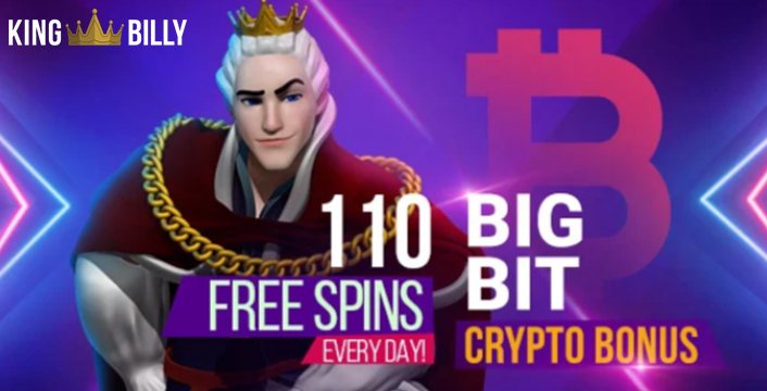 King Billy Casino Get 110 Daily Free Spins