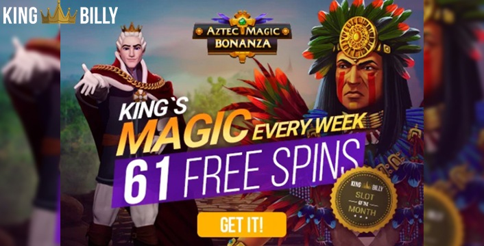 King Bily Casino Get 61 Free Spins Weekly