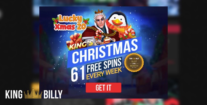 King Billy Casino Get 61 Free Spins