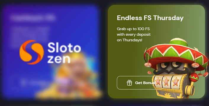 Slotozen Casino Get 100 Free Spins Every Thursday
